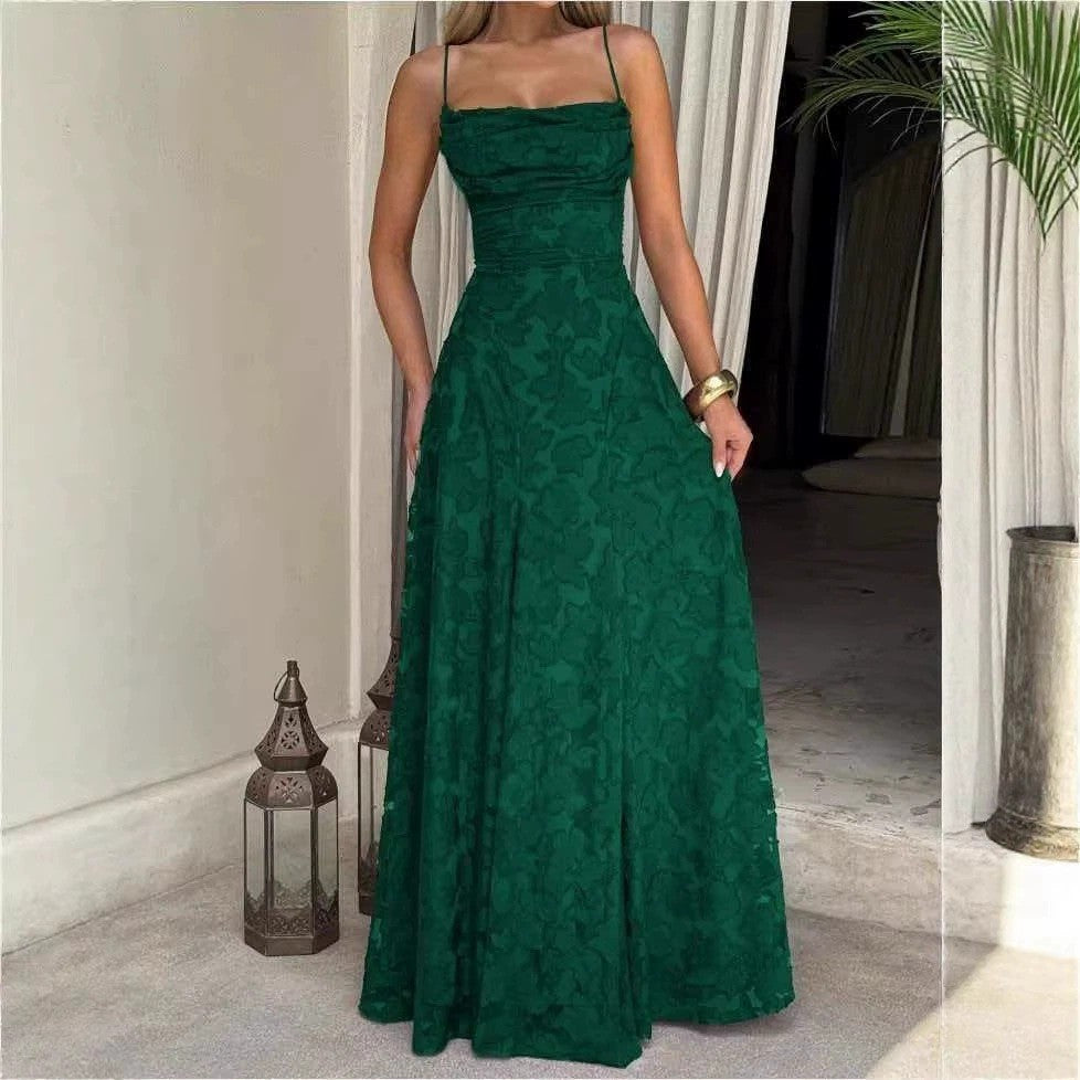 Marta | Robe longue jacquard