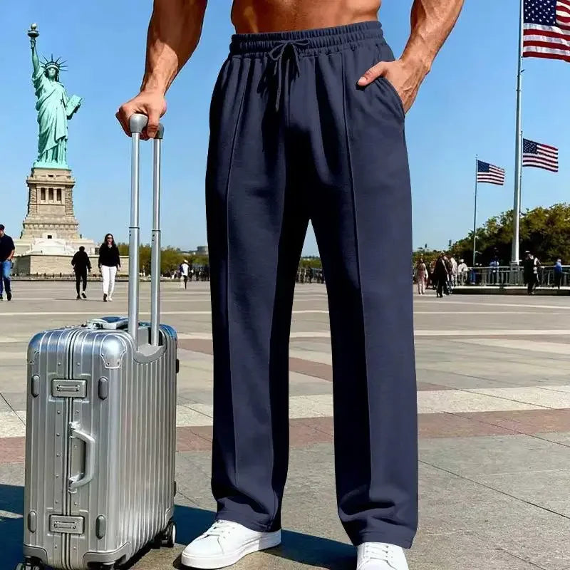 Pantalon en tricot Johan™ Premium avec taille élastique et cordon de serrage