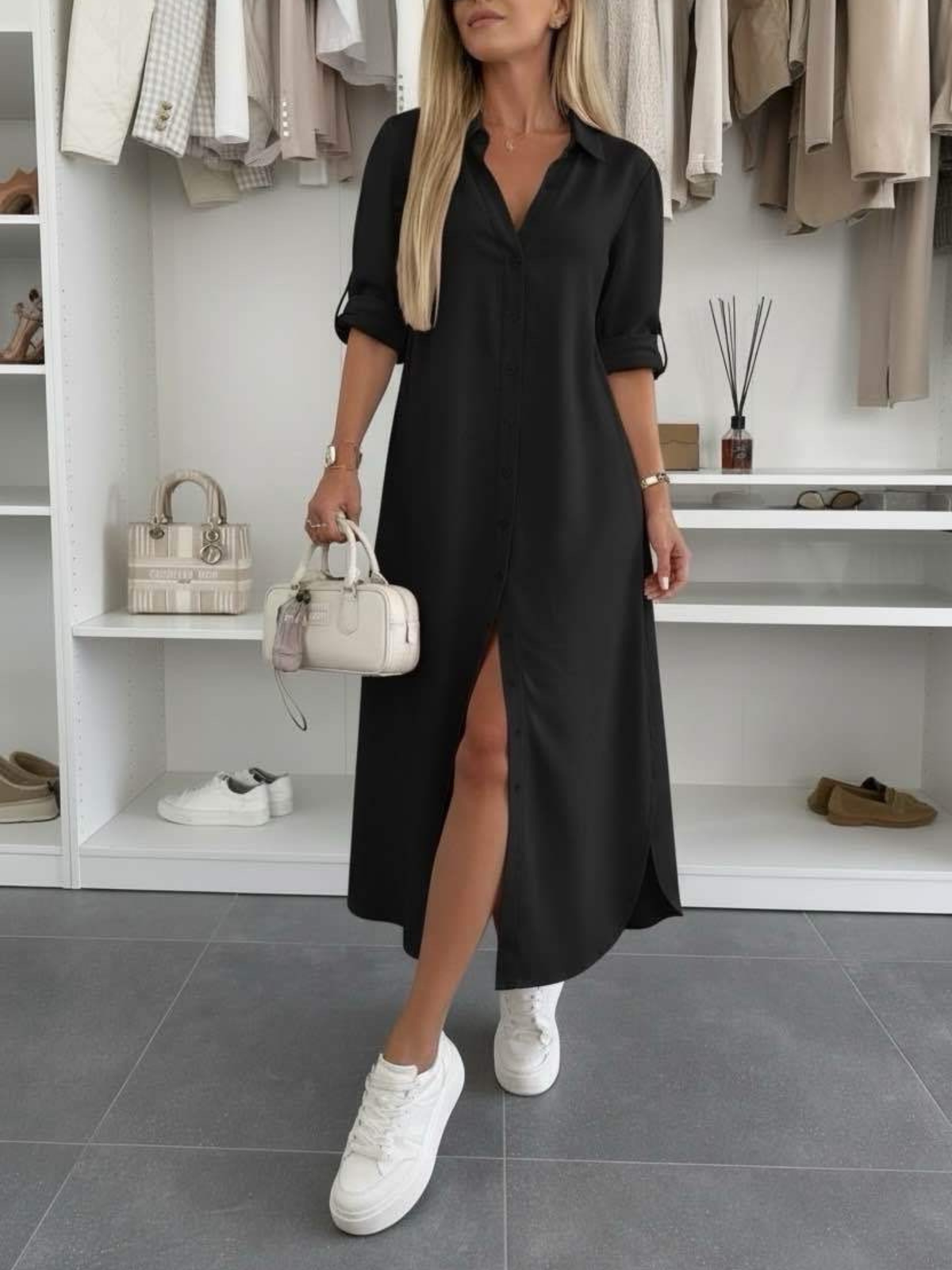 Robe chemise oversize