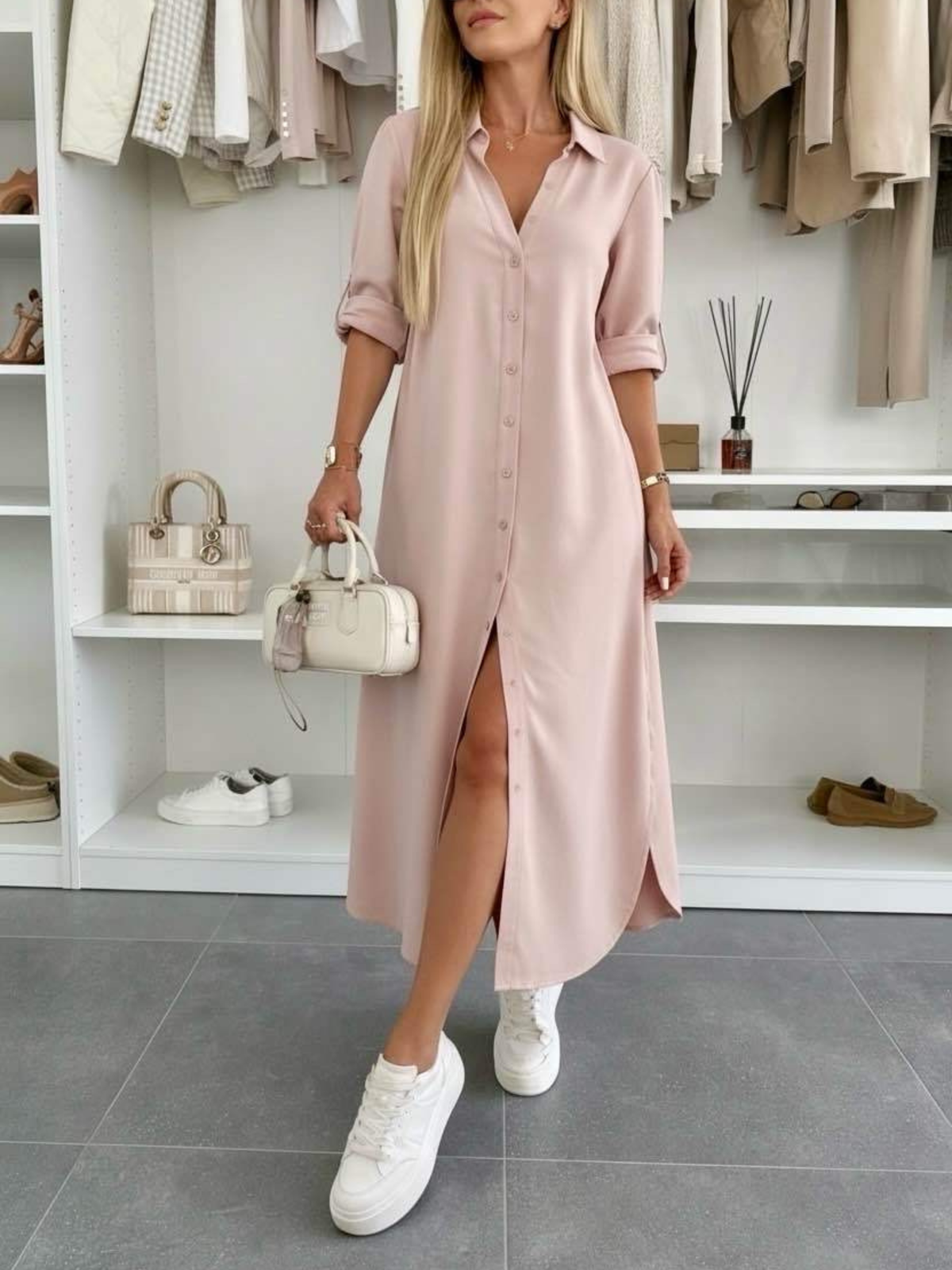 Robe chemise oversize