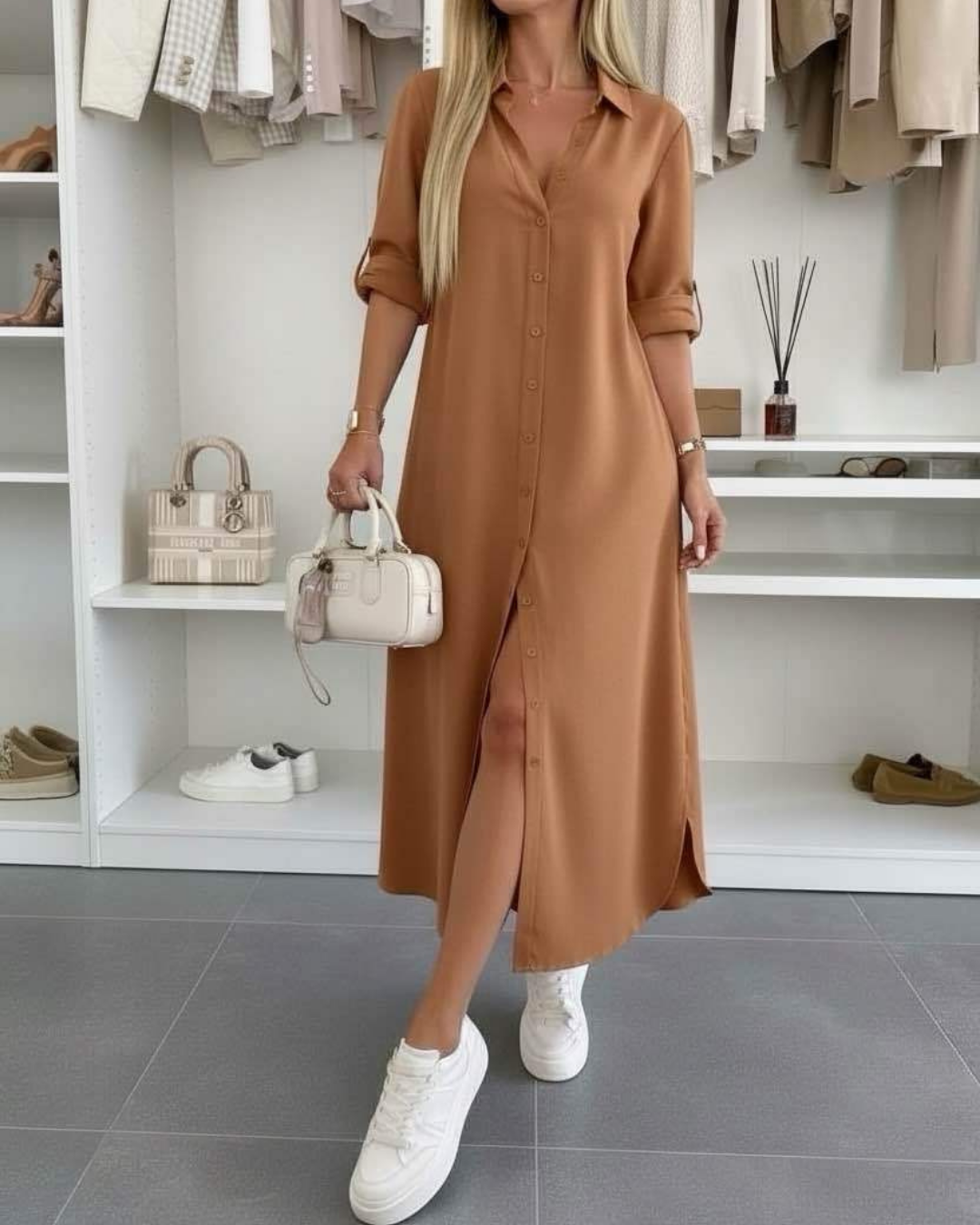 Robe chemise oversize