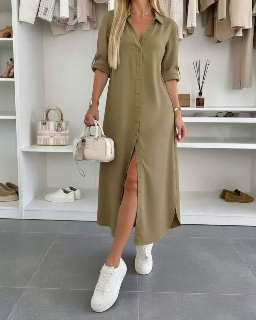 Robe chemise oversize