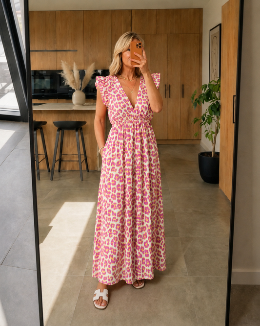 Robe à volants Leo