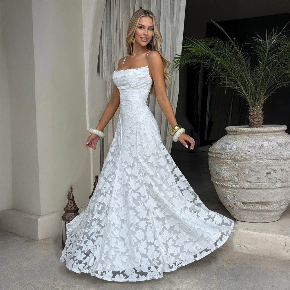 Marta | Robe longue jacquard