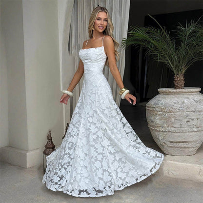 Marta | Robe longue jacquard