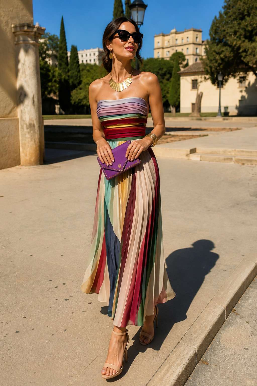 Maria | Robe longue élégante