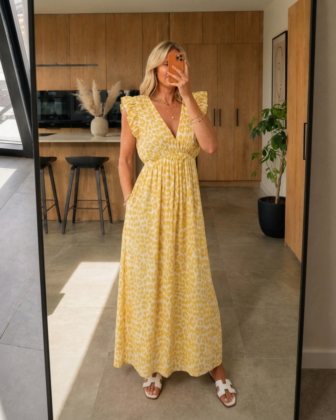 Robe à volants Leo