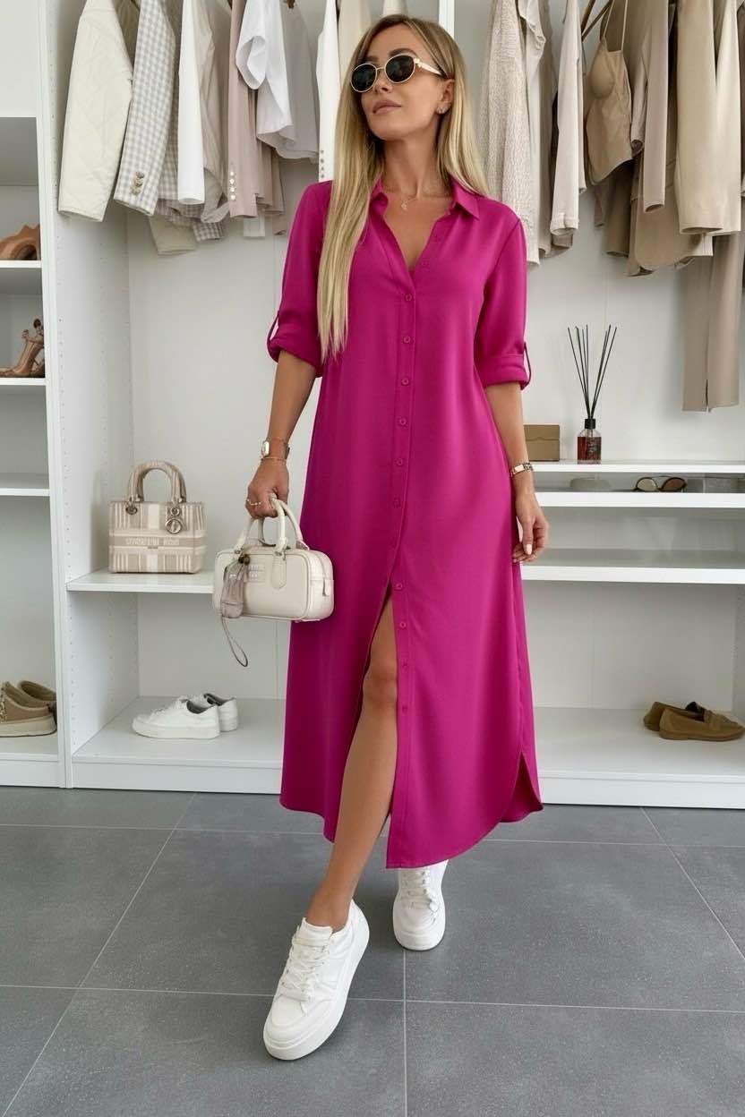 Robe chemise oversize