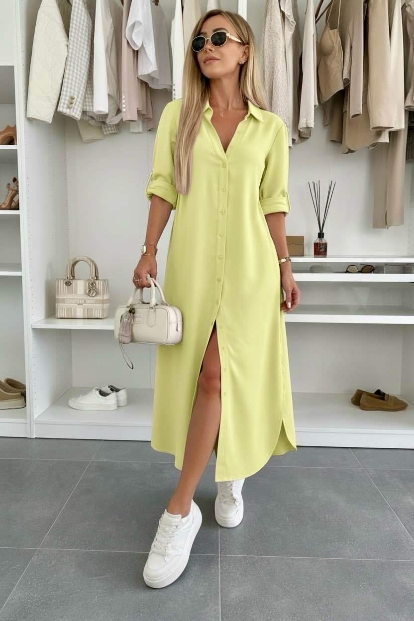 Robe chemise oversize