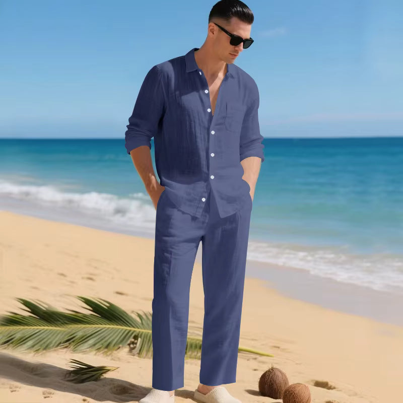 Ensemble Malibu-Set™ en coton et lin au design élégant