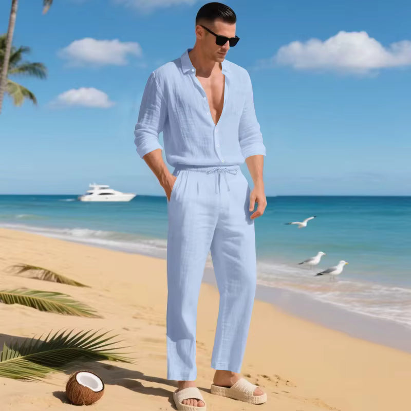 Ensemble Malibu-Set™ en coton et lin au design élégant