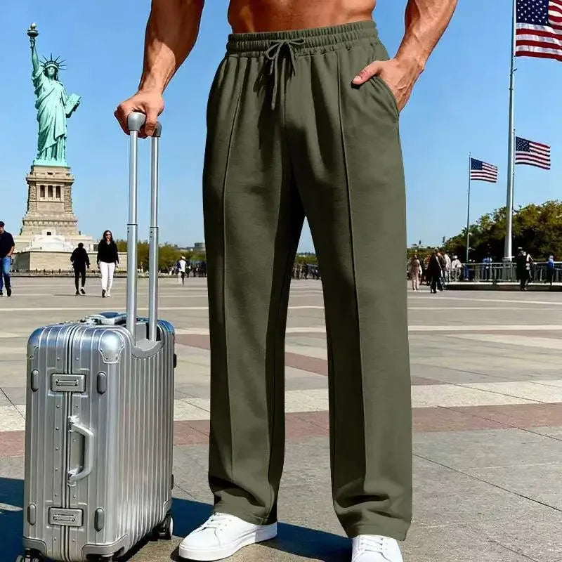 Pantalon en tricot Johan™ Premium avec taille élastique et cordon de serrage