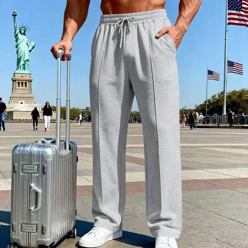 Pantalon en tricot Johan™ Premium avec taille élastique et cordon de serrage