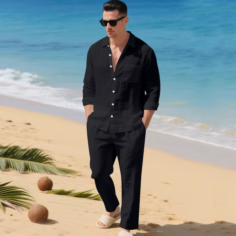 Ensemble Malibu-Set™ en coton et lin au design élégant