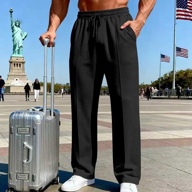 Pantalon en tricot Johan™ Premium avec taille élastique et cordon de serrage