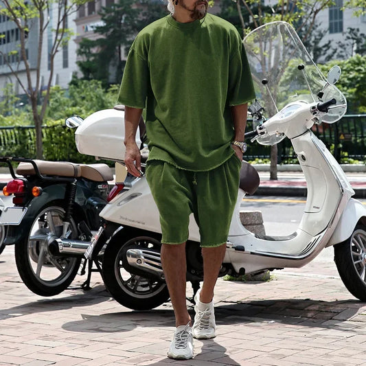 Ensemble Draxen™ en maille premium, coupe oversize et style urbain