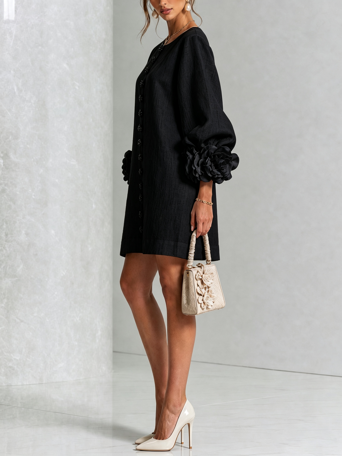 Christine | Mini-robe boutonnée