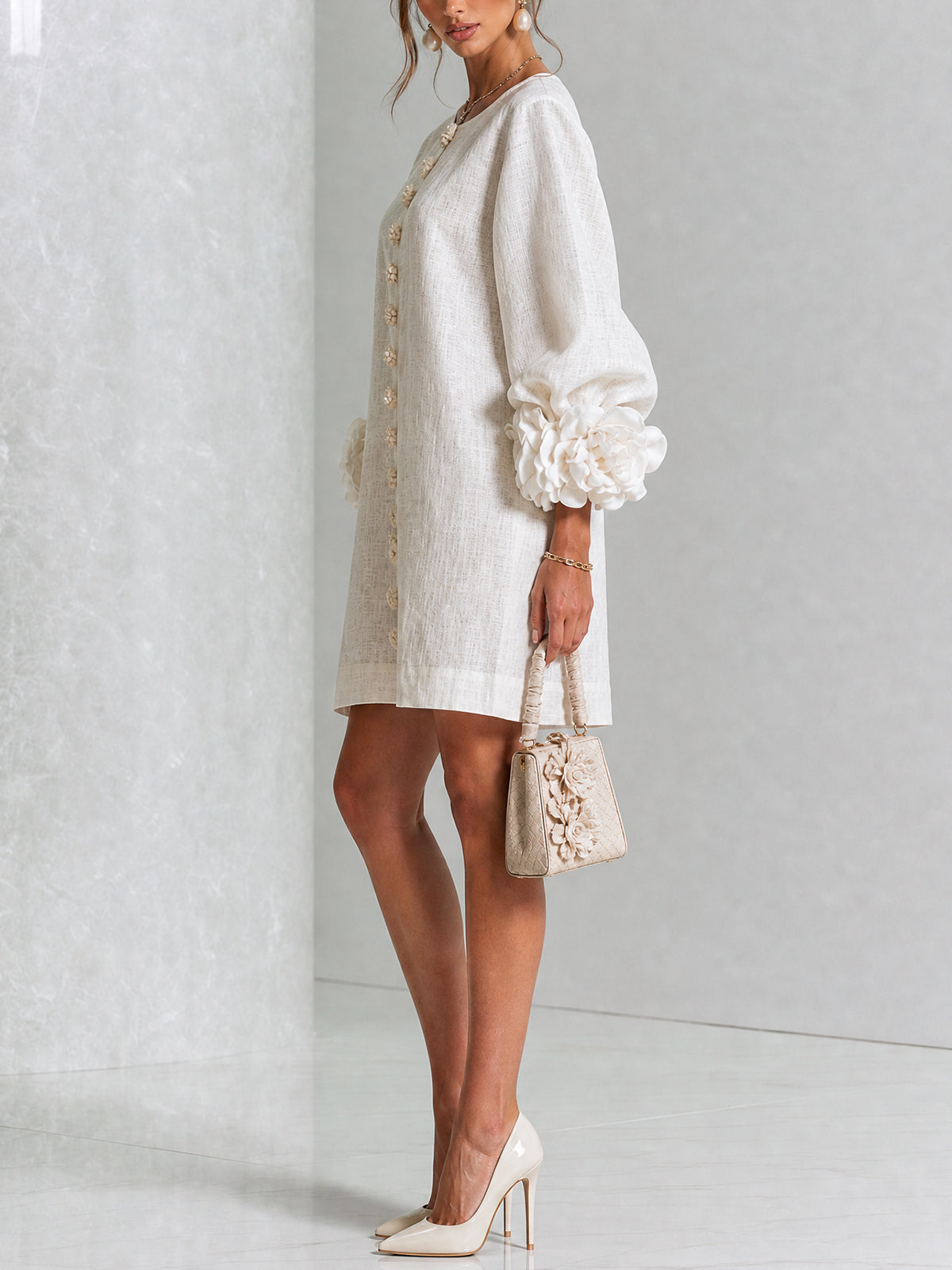 Christine | Mini-robe boutonnée