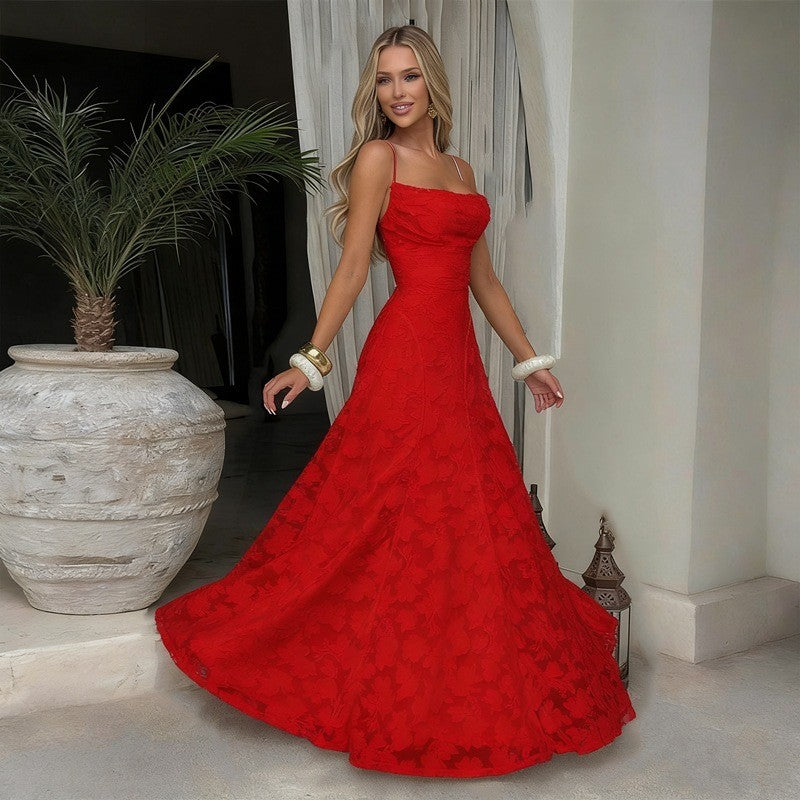 Marta | Robe longue jacquard