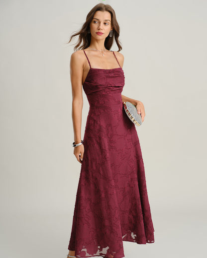 Marta | Robe longue jacquard