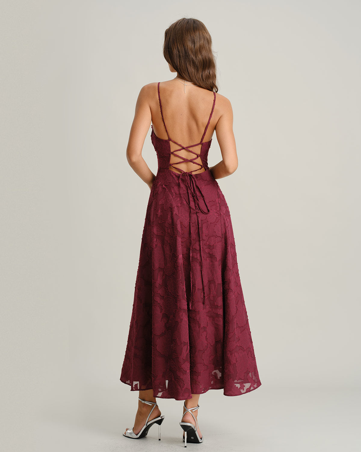 Marta | Robe longue jacquard
