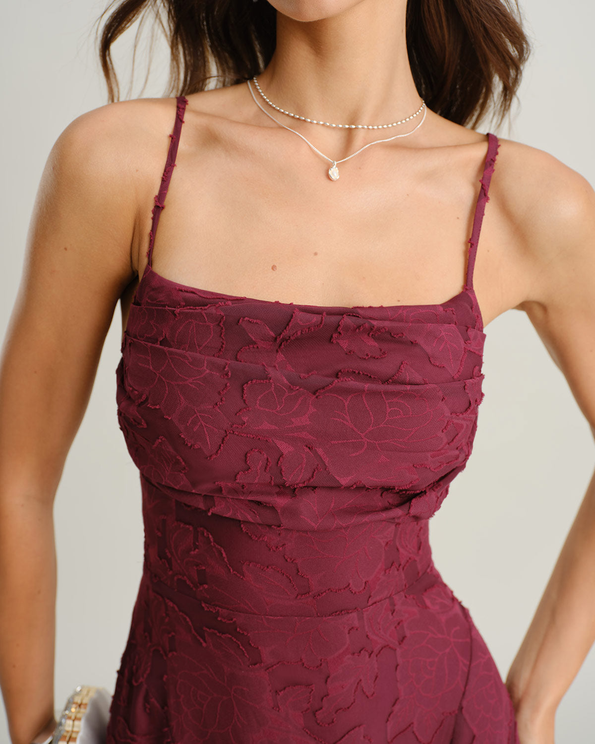 Marta | Robe longue jacquard