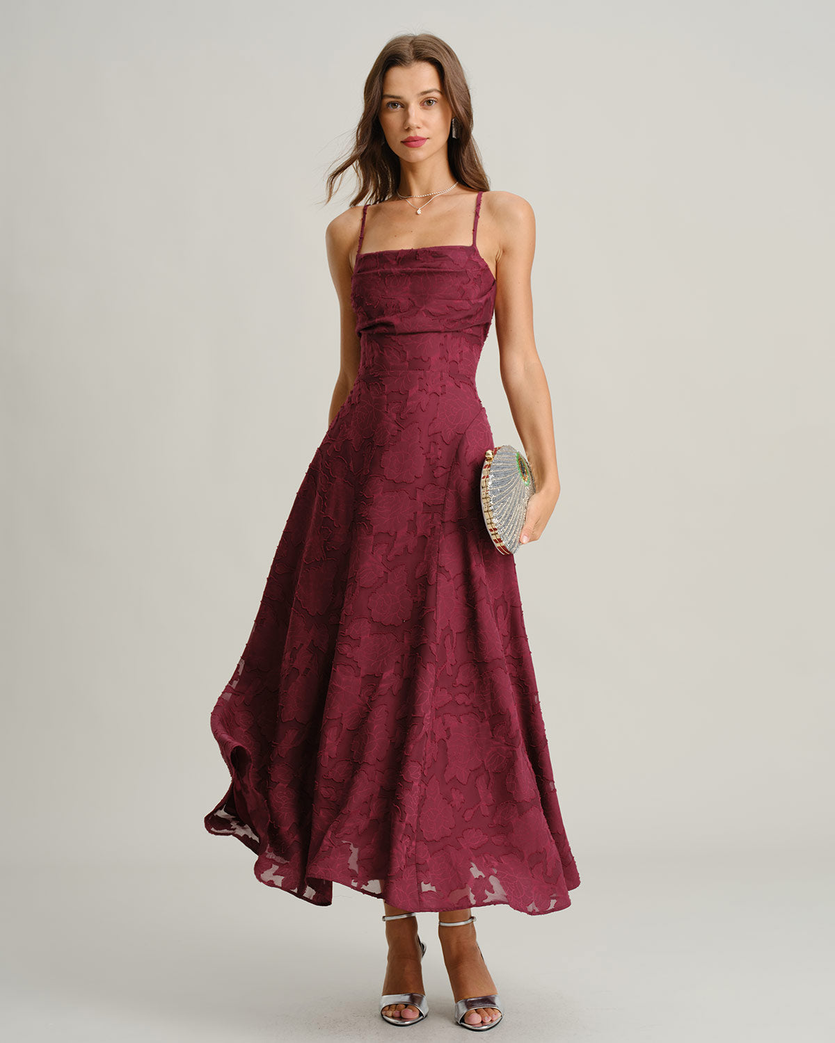 Marta | Robe longue jacquard