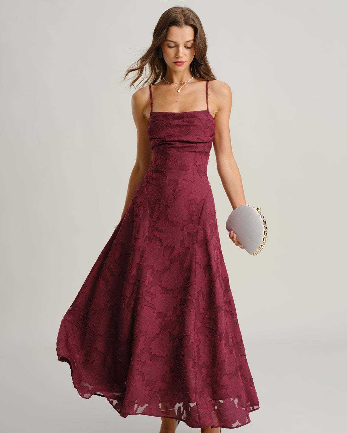Marta | Robe longue jacquard